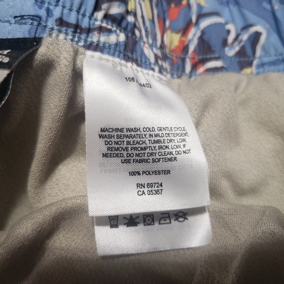 Columbia XCO Mens Blue Printed Shorts XL New with Tags - Picture 6 of 11